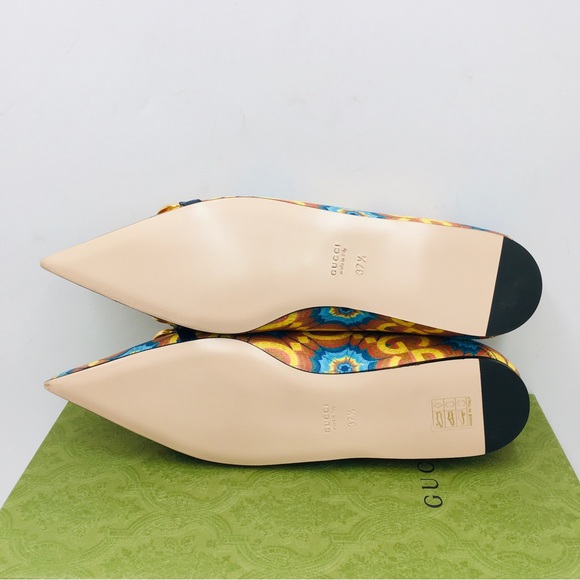 Gucci 100 Multi Color Women’s  Ballet Flat - 680953 UL930 008 4062 - - Picture 15 of 16